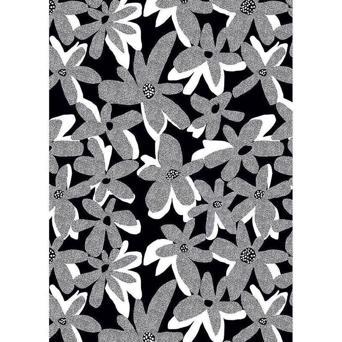 Dark Bloom Flat Wrap