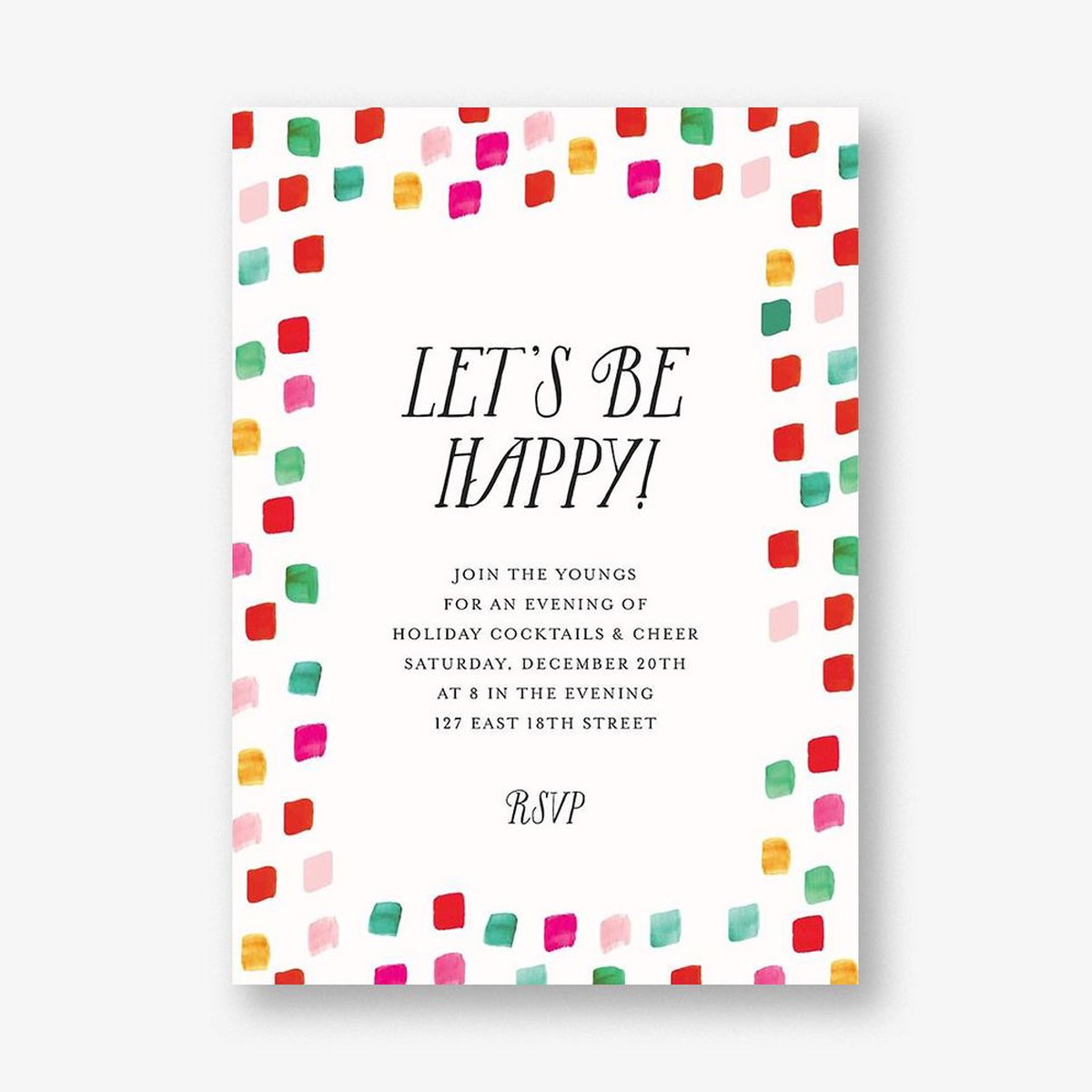 Holiday Palette Invitation