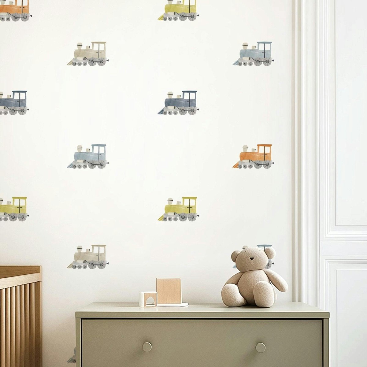 Train Engines  Peel-and-Stick Wall Decals