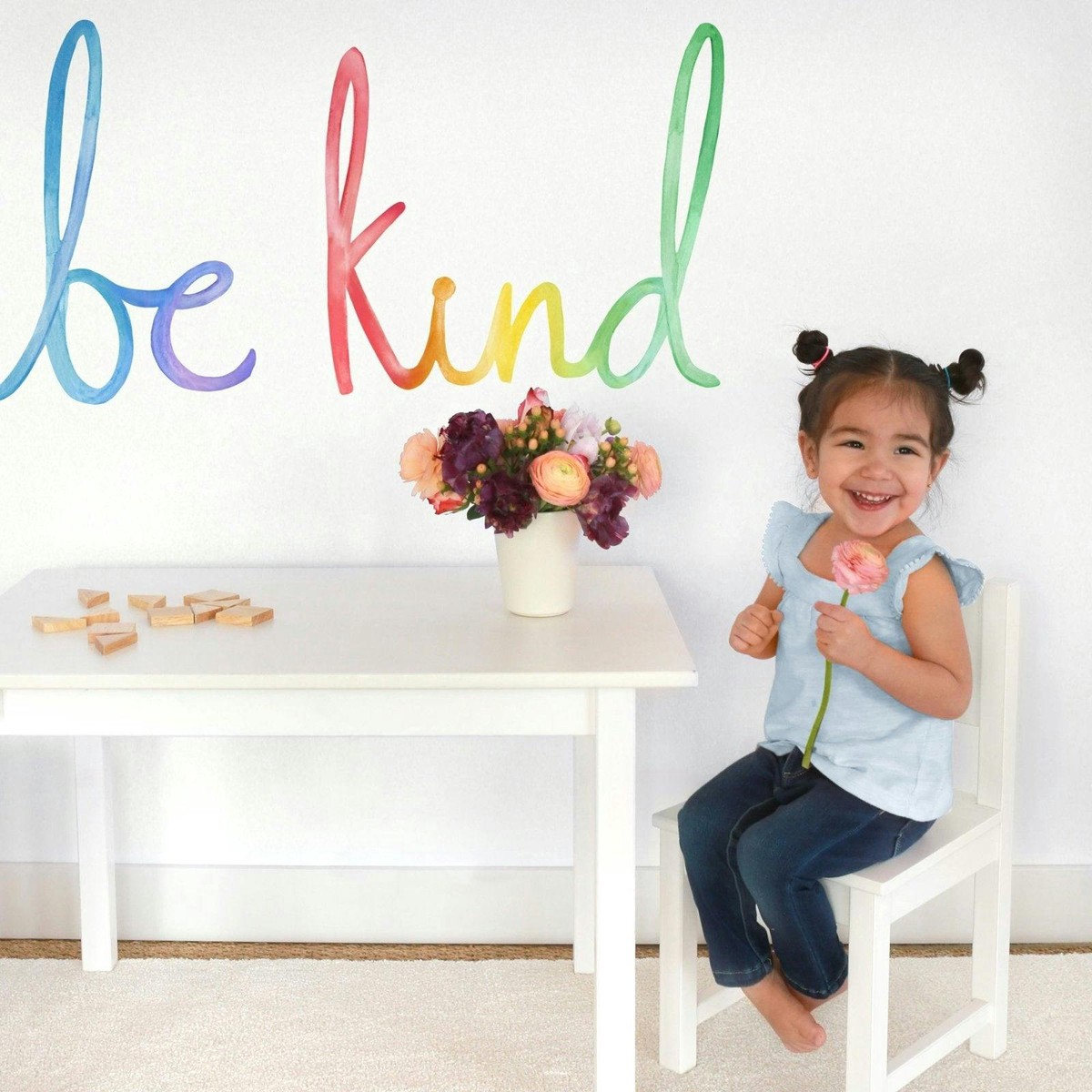Watercolor Words  Be Kind  Peel-and-Stick Wall Decals