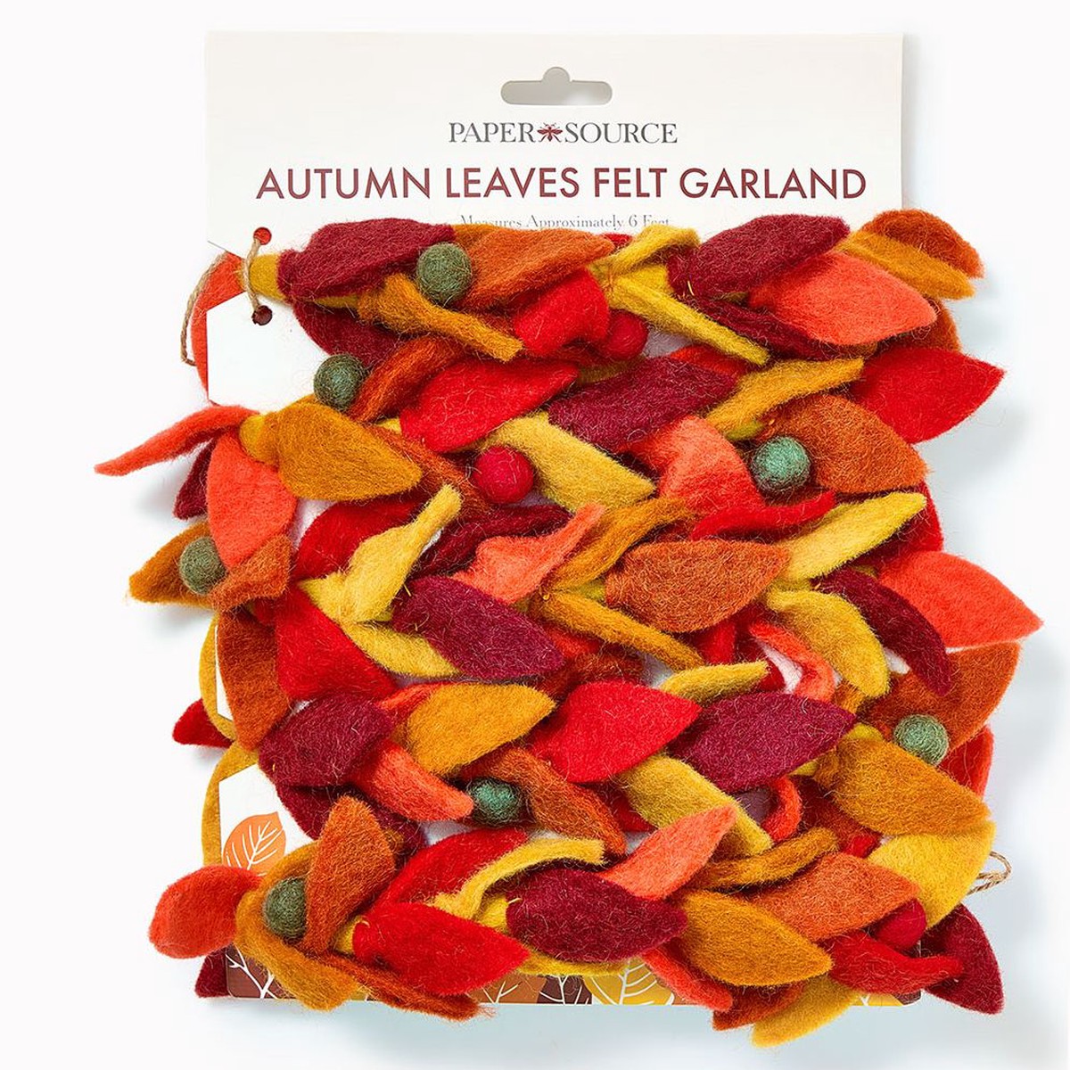 Autumn Leaves Felt Garland