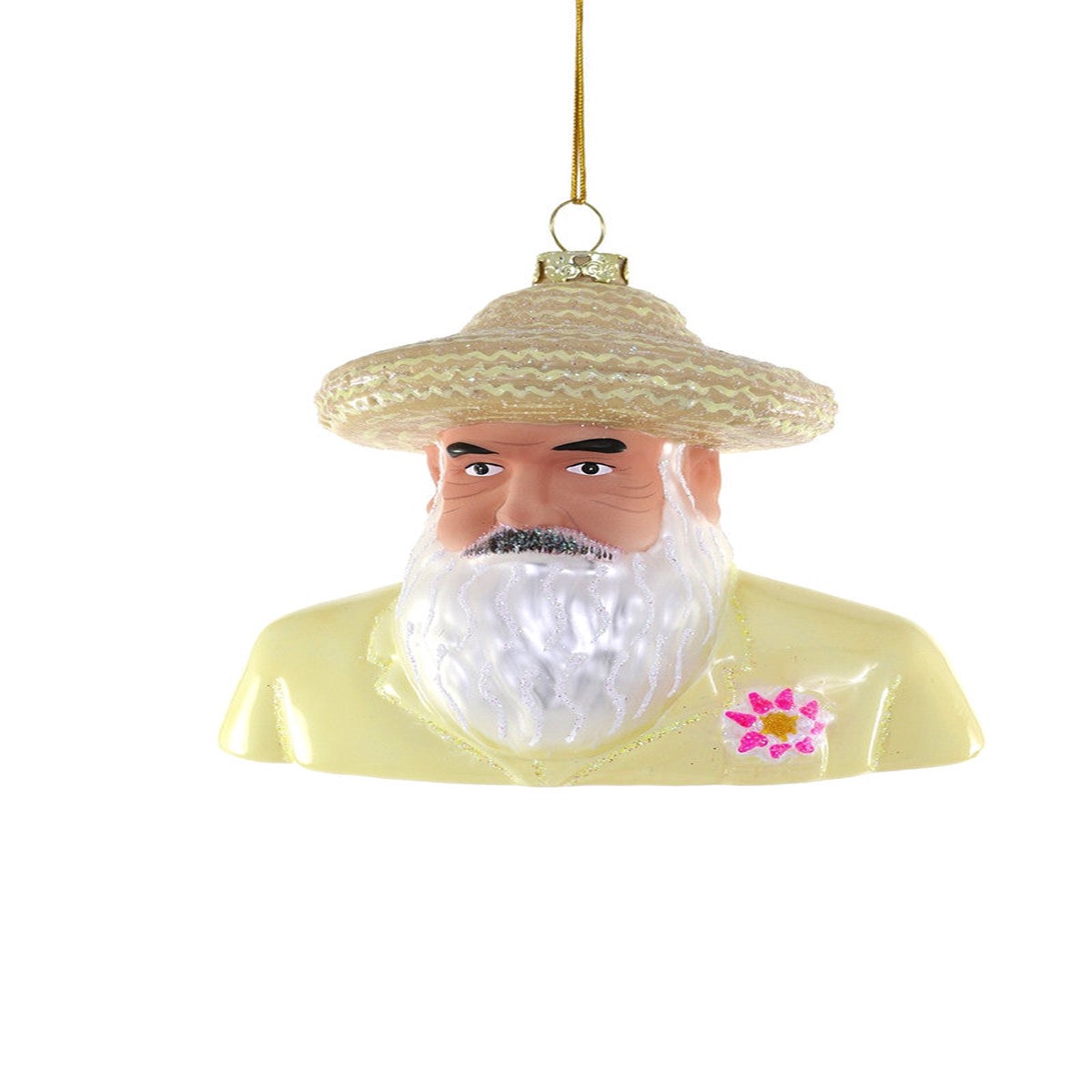 Blown Glass Ornament: Claude Monet