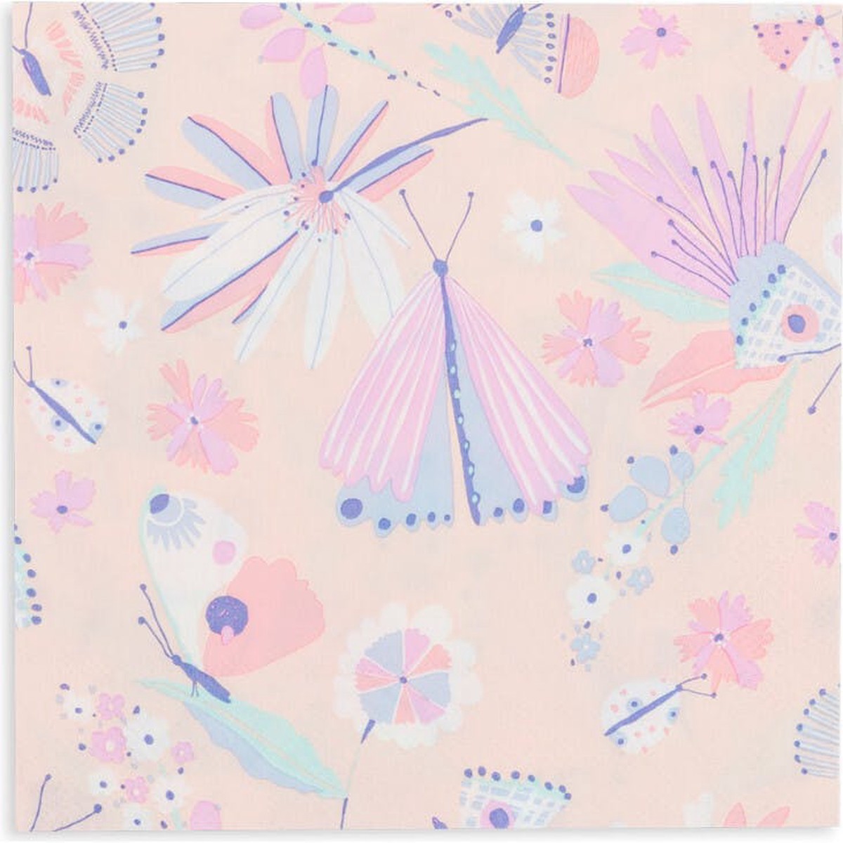 Fairy Garden Butterfly Large Napkins