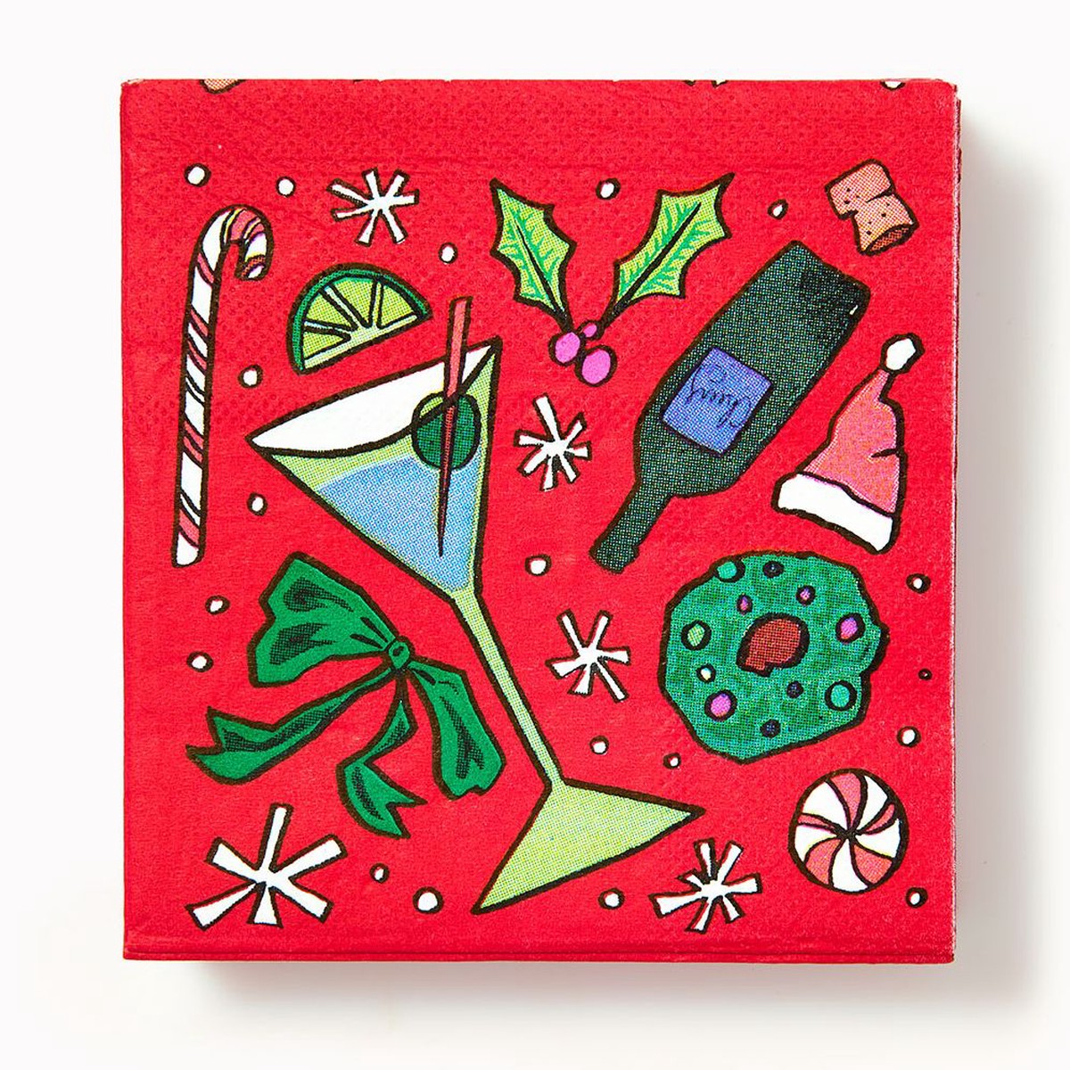 Festive Beverage Cocktail Napkins