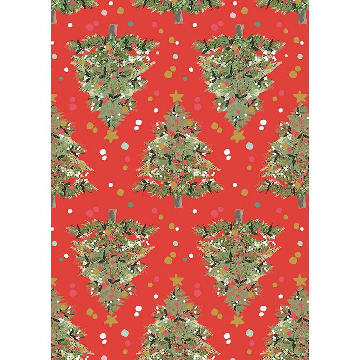 Festive Trees Flat Wrap