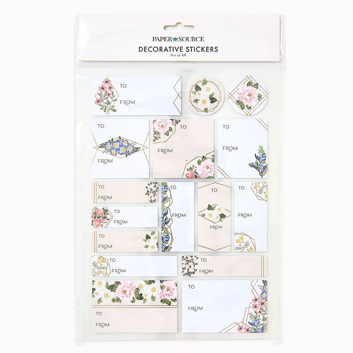 Parisian Floral Gift Labels