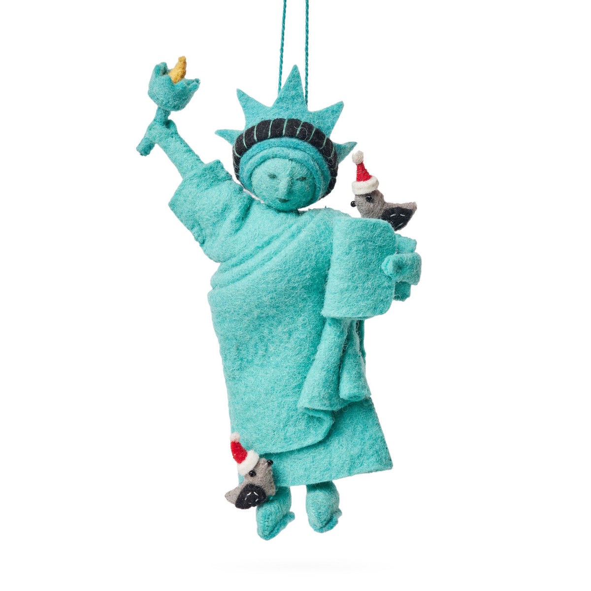 NYC Felt Ornament – Statue of Liberty Pigeon