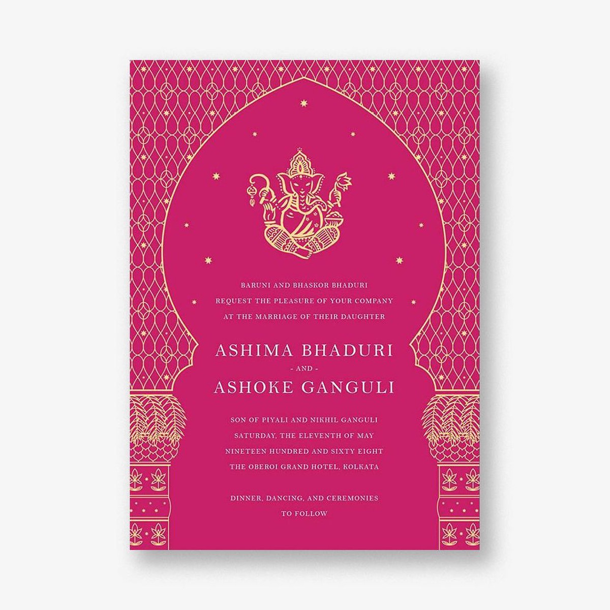 Vinayaka Wedding Invitation