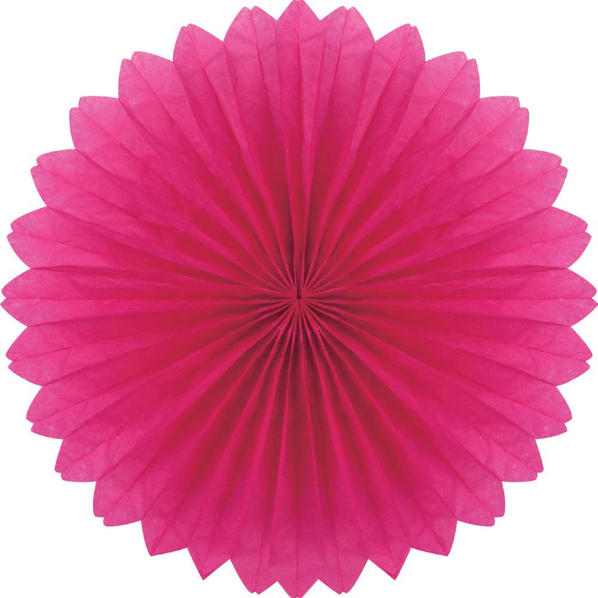 Plain fan, 40cm, Fuschia