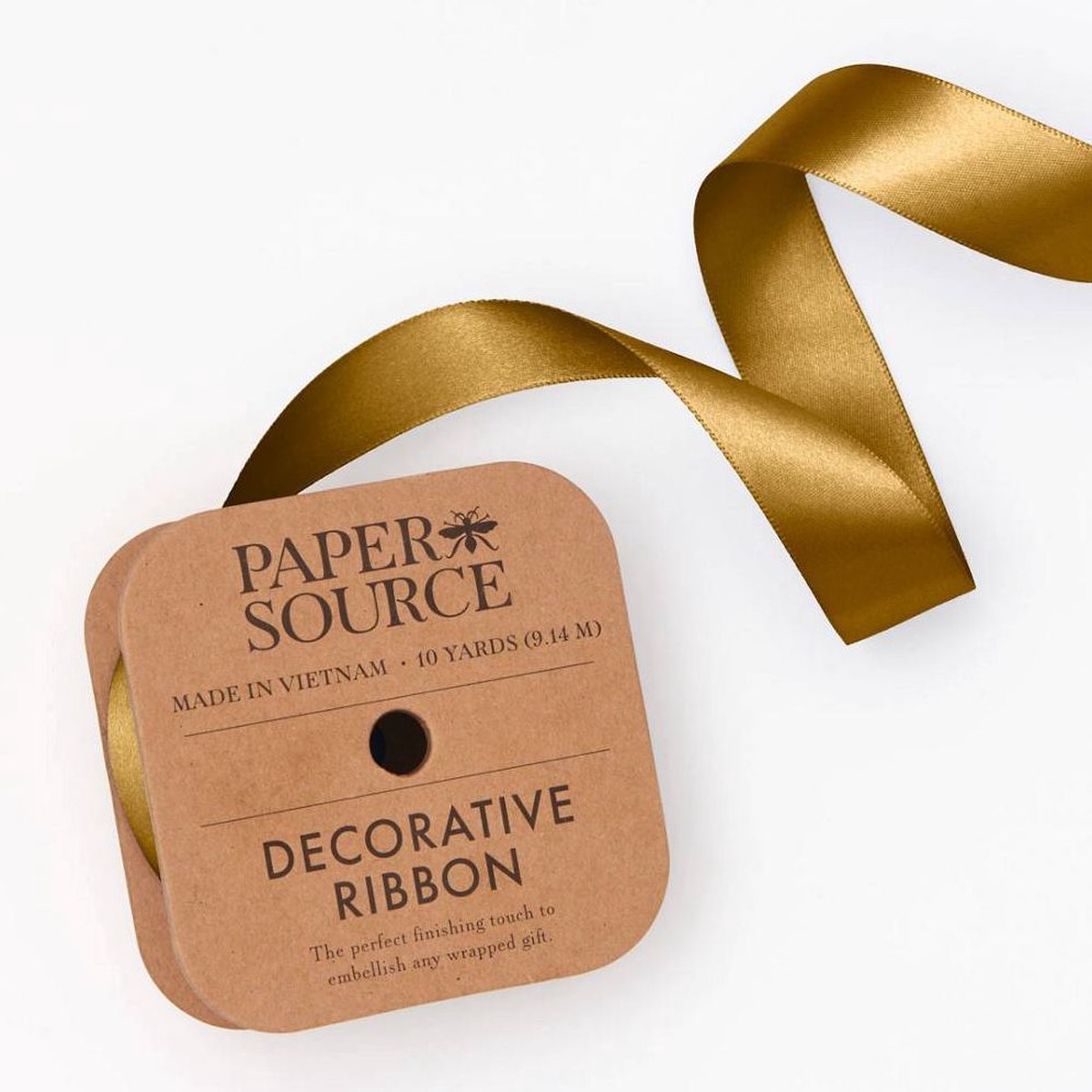 Satin Antique Gold 1″ 10YD