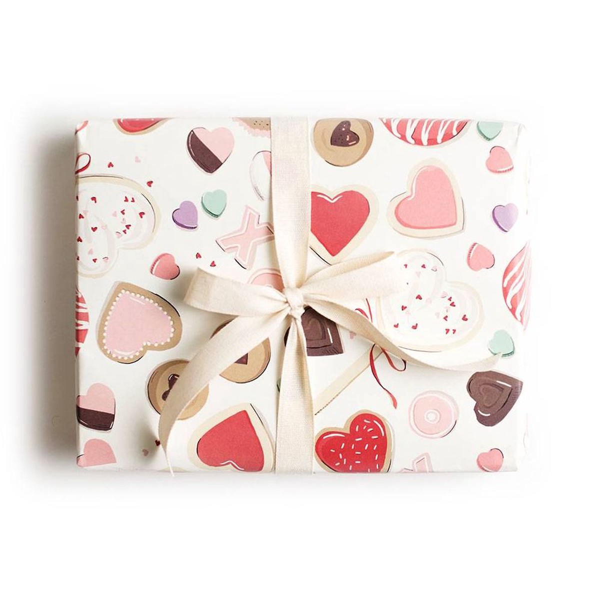Cookie Valentine’s Day Flat Wrap