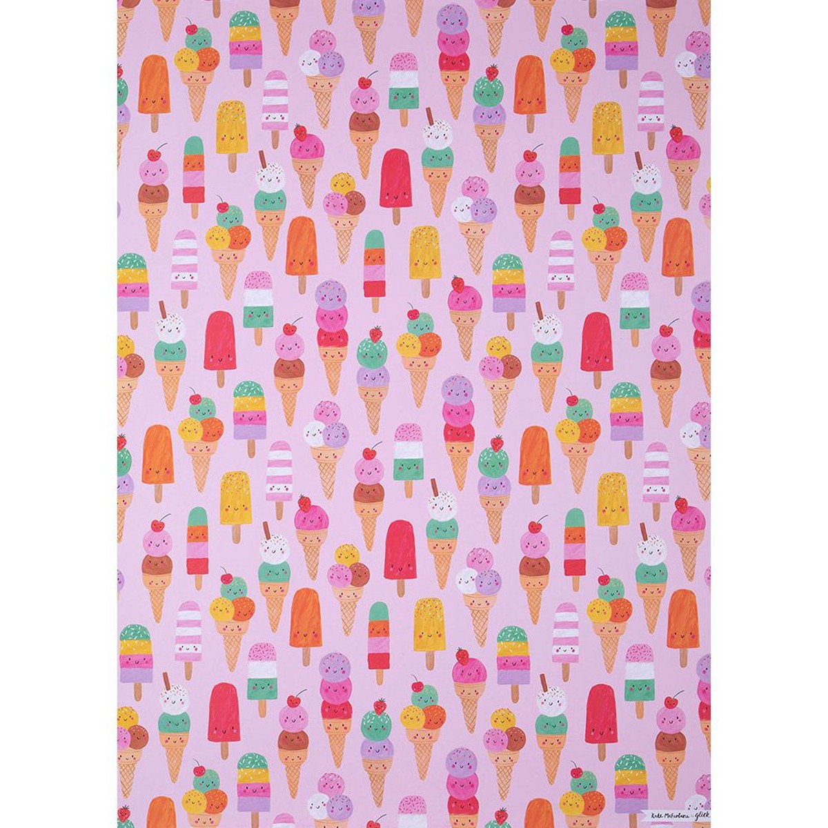Ice Cream Sprinkles Flat Wrap