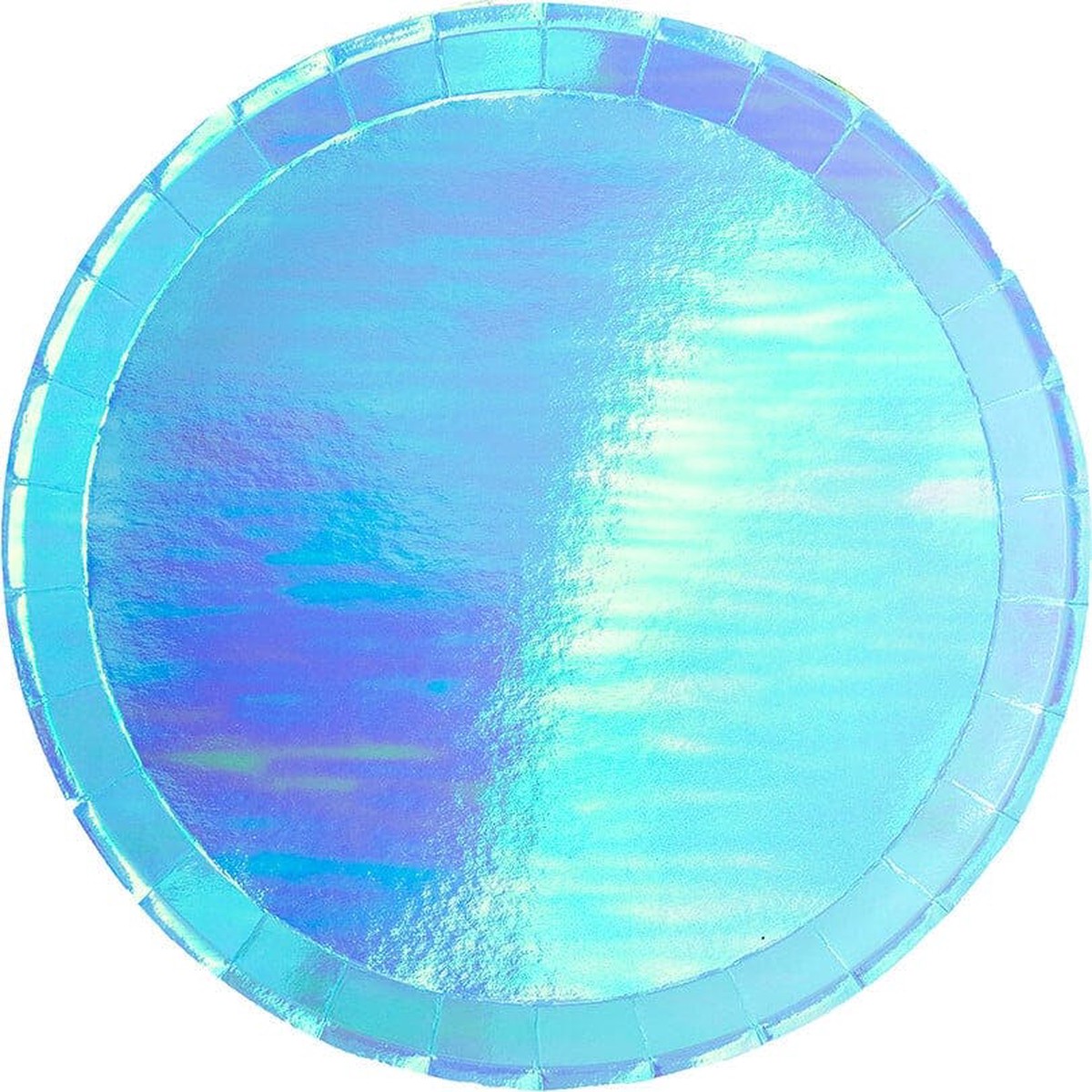 Posh Bubble Mint Round Plates – 2 Size Options