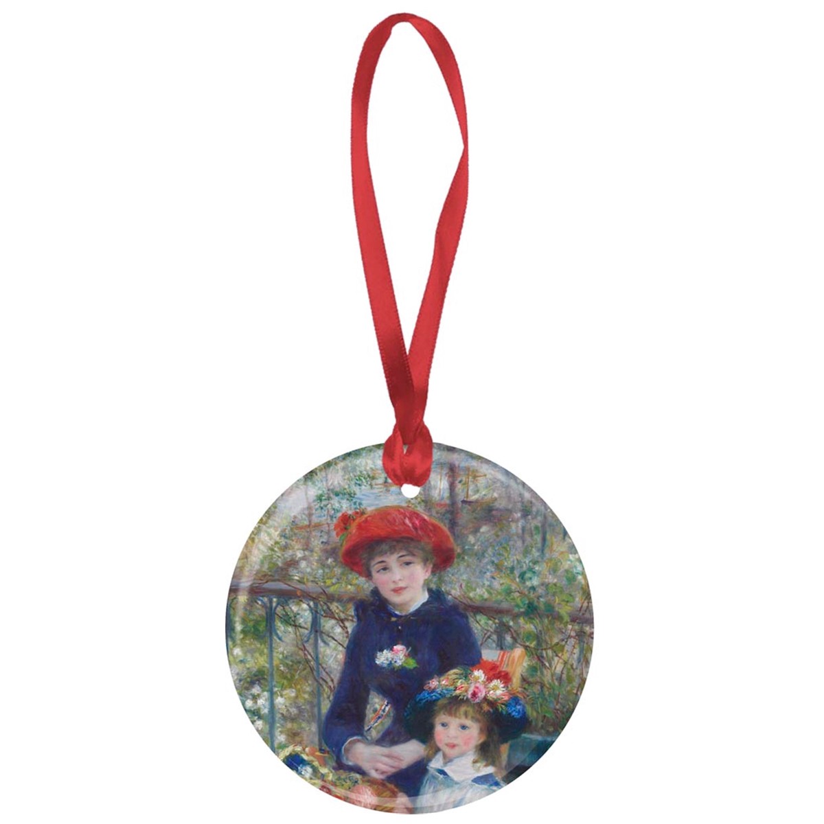 Renoir’s “Two Sisters on the Terrace” Porcelain Ornament