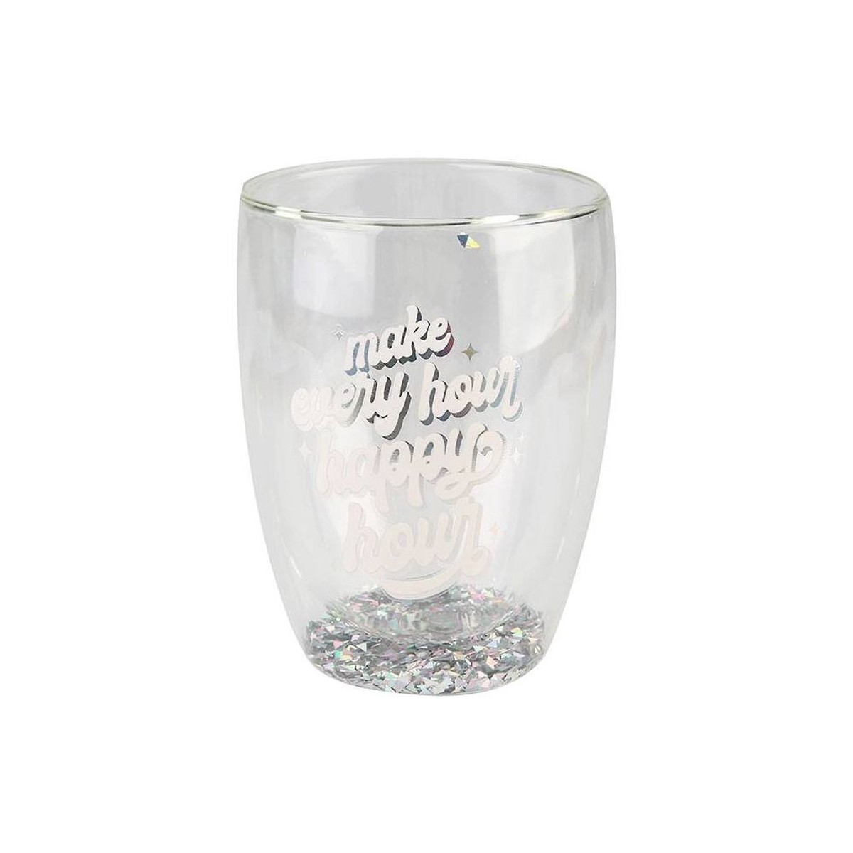 Confetti Happy Hour Stemless Wine Glass