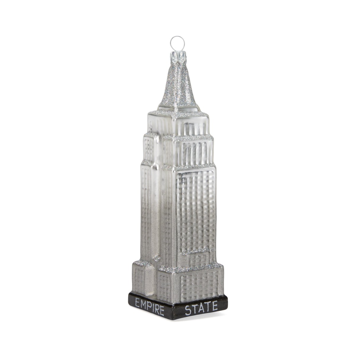 NYC Glass Holiday Ornament – Empire State Building