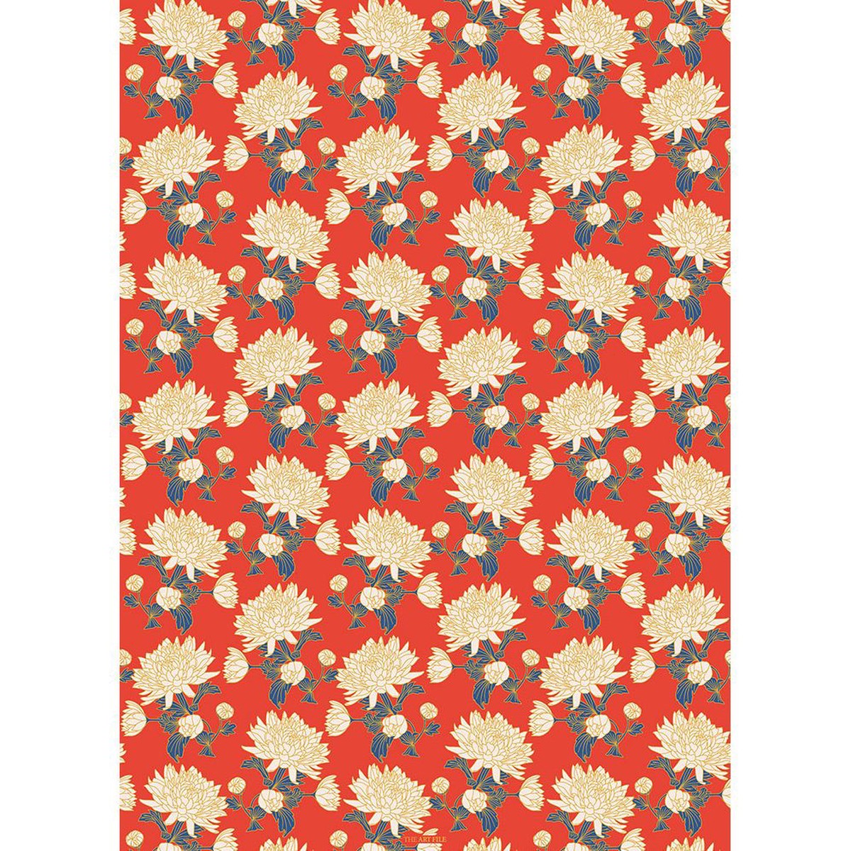 Chrysanthemum Flat Wrap