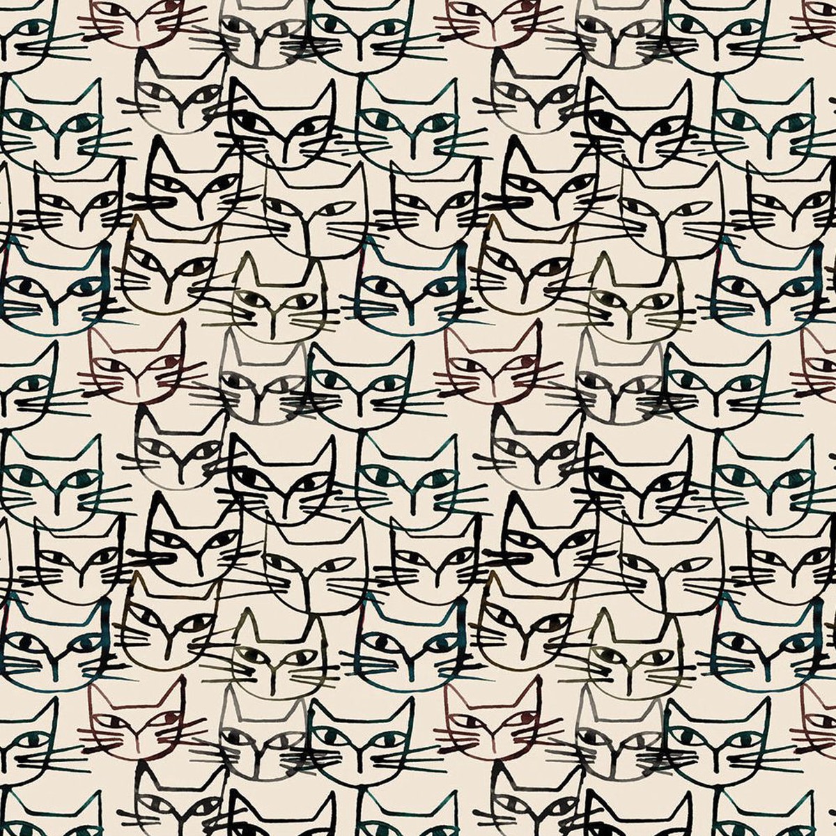 Felines Flat Sheet