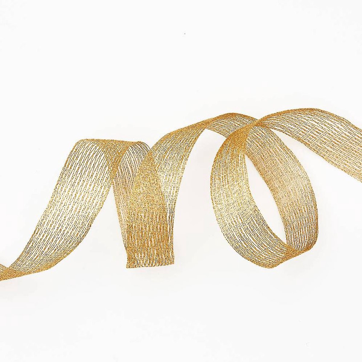 Maze Gold Net Ribbon 1.5″ 5 YD