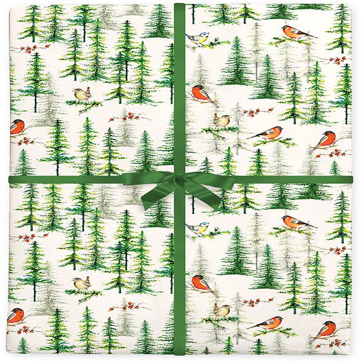 Snowy Forest Flat Wrap