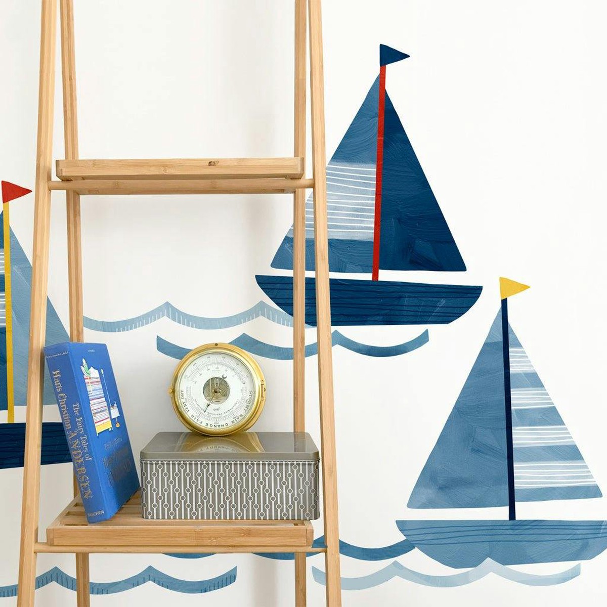 Three Boats  Peel-and-Stick Wall Decals