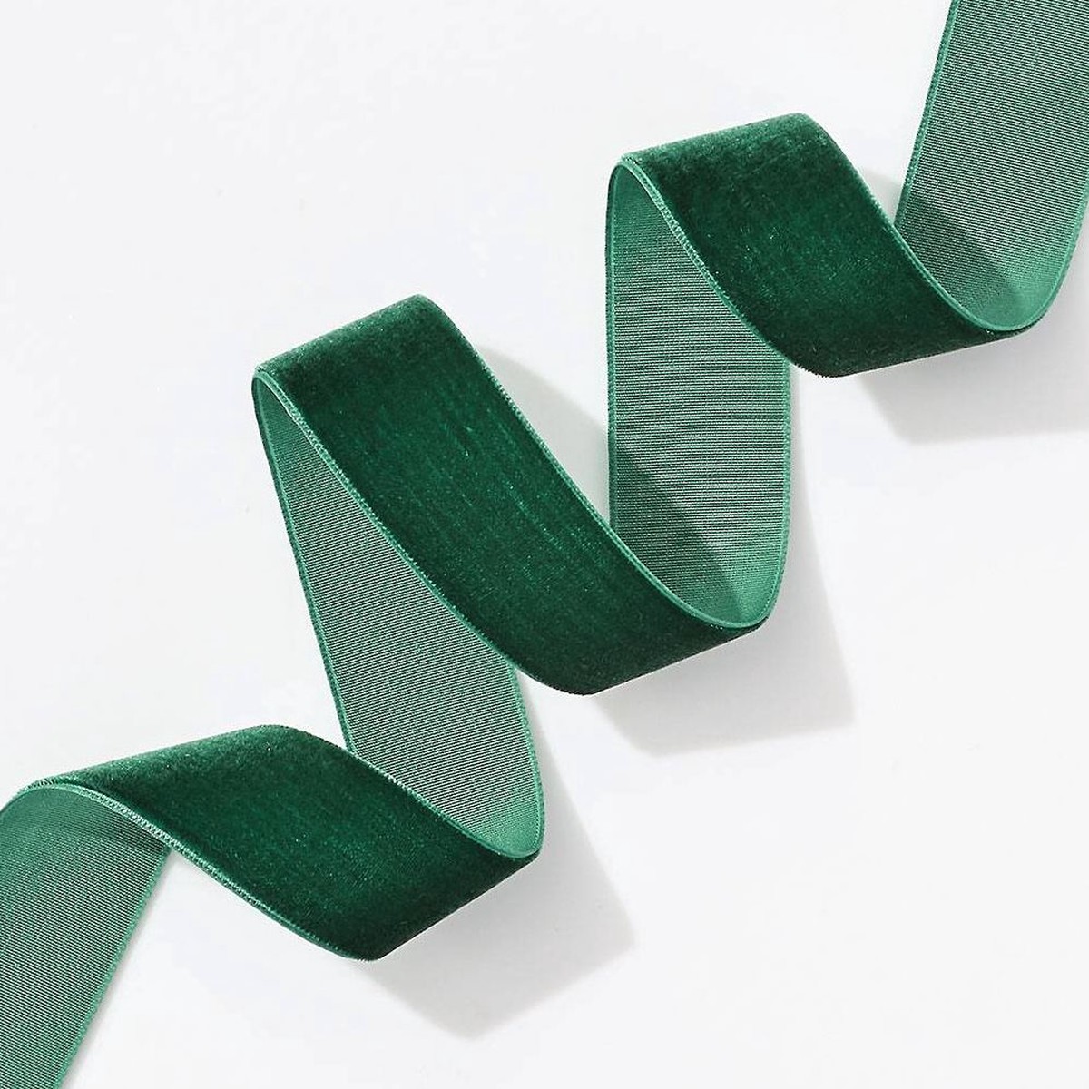 Velvet Evergreen Ribbon 1″ 5 YD