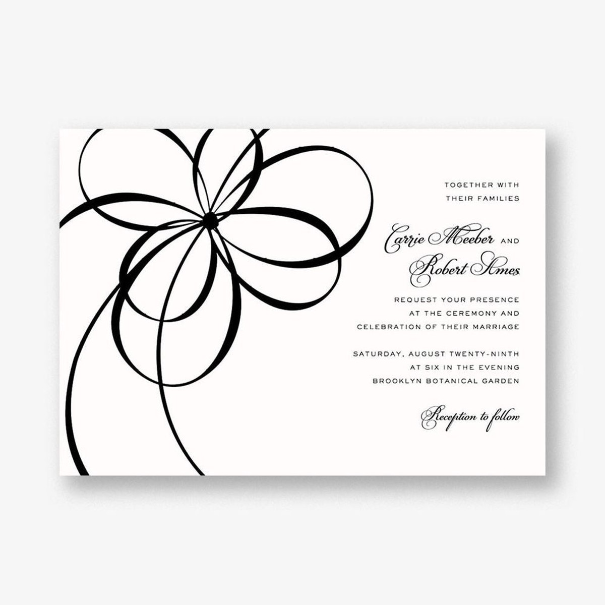 Belle Boulevard Wedding Invitation