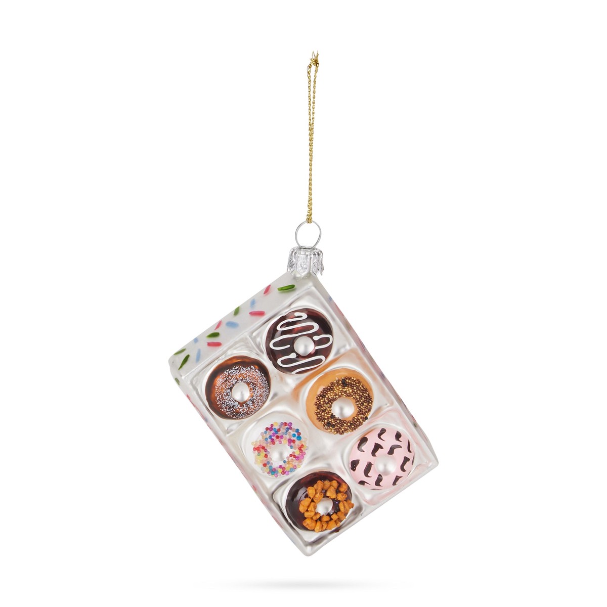 NYC Glass Holiday Ornament – Donut Box