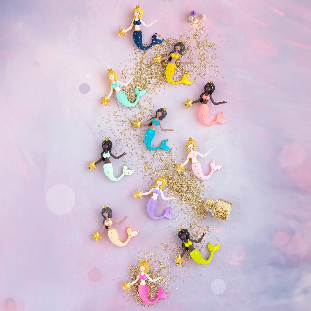 Colorful Mermaid Ornament