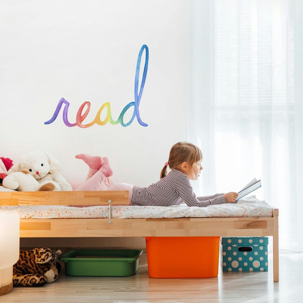 Watercolor Words  Read  Peel-and-Stick Wall Decals