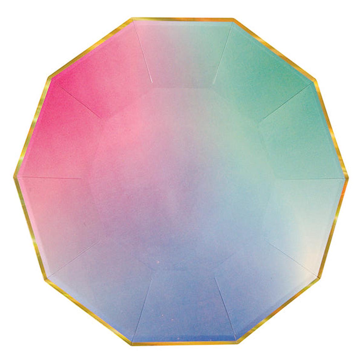 Large Sweet Pastel Plates
