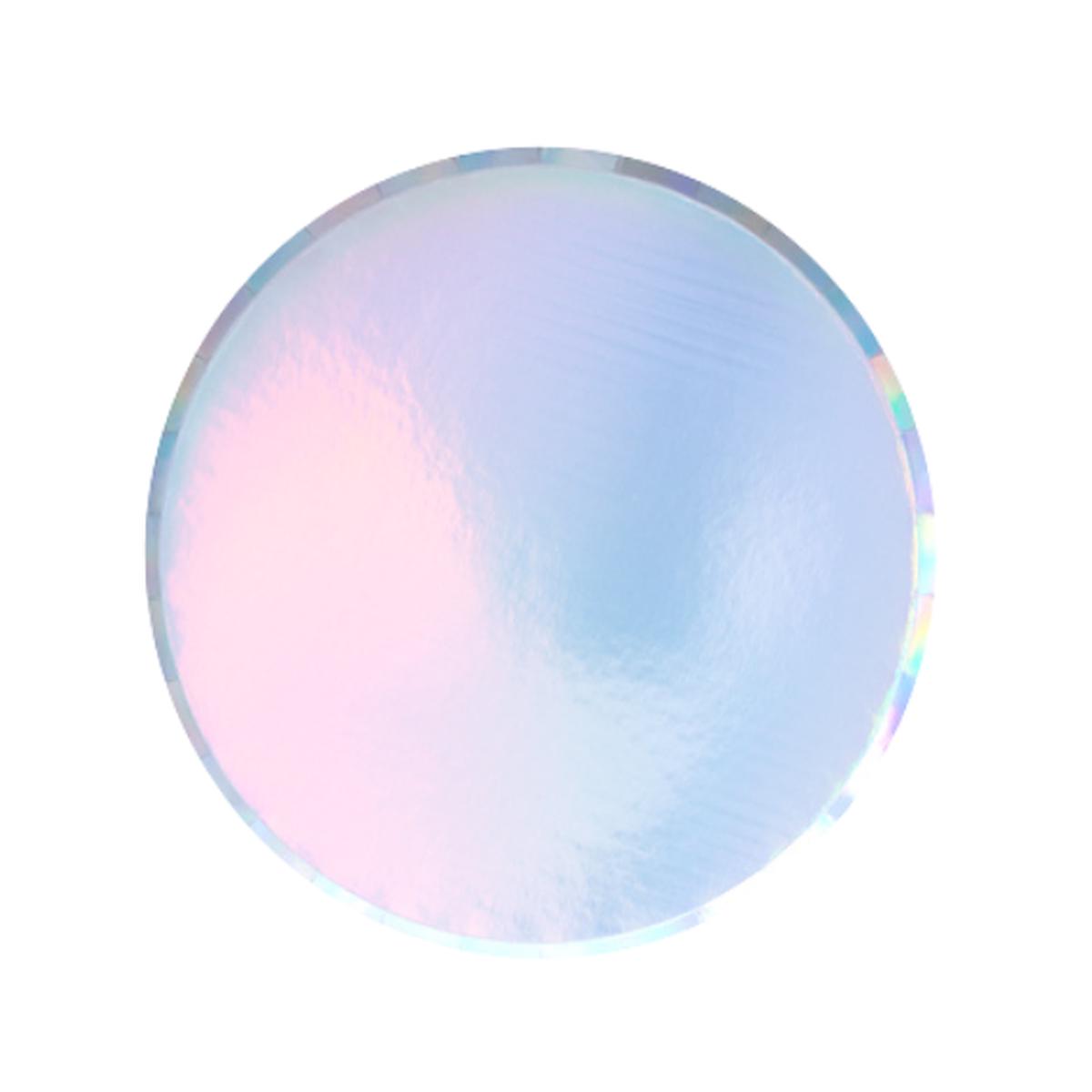 Oh Happy Day Large Plates: 9" Iridescent
