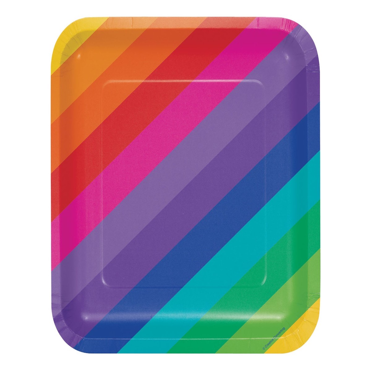 Rainbow Party Dinner Plates
