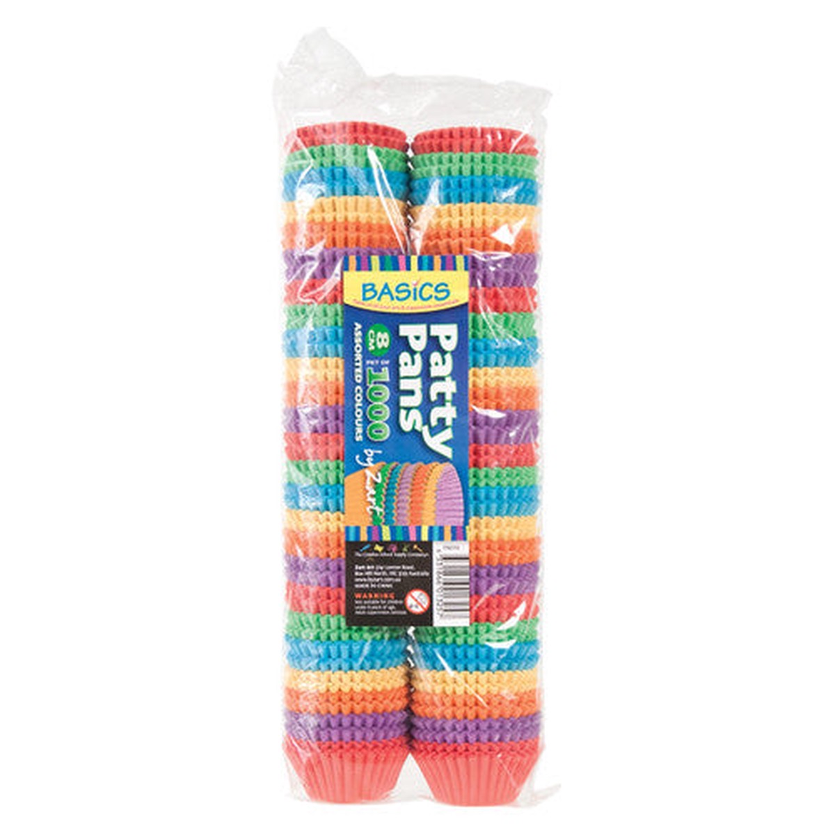Zart Patty Pans Assorted Pack of 1000
