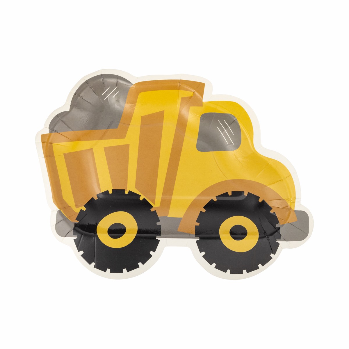 "Dig In" Construction Dump Truck Shaped Plate by My Minds Eye