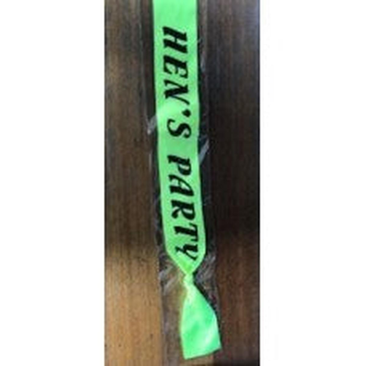 Hens Sash