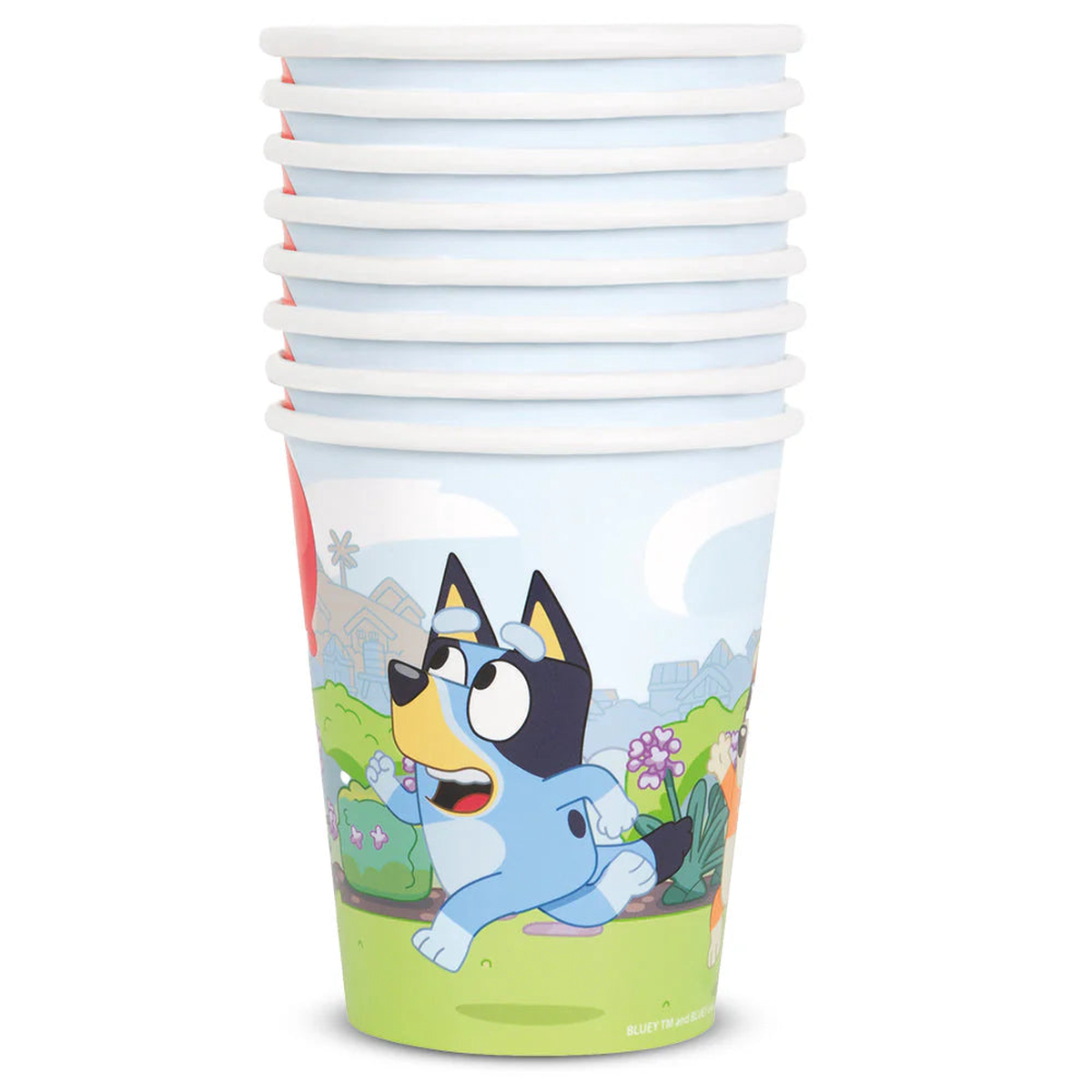 Bluey 9 ounce Paper Cup 8ct