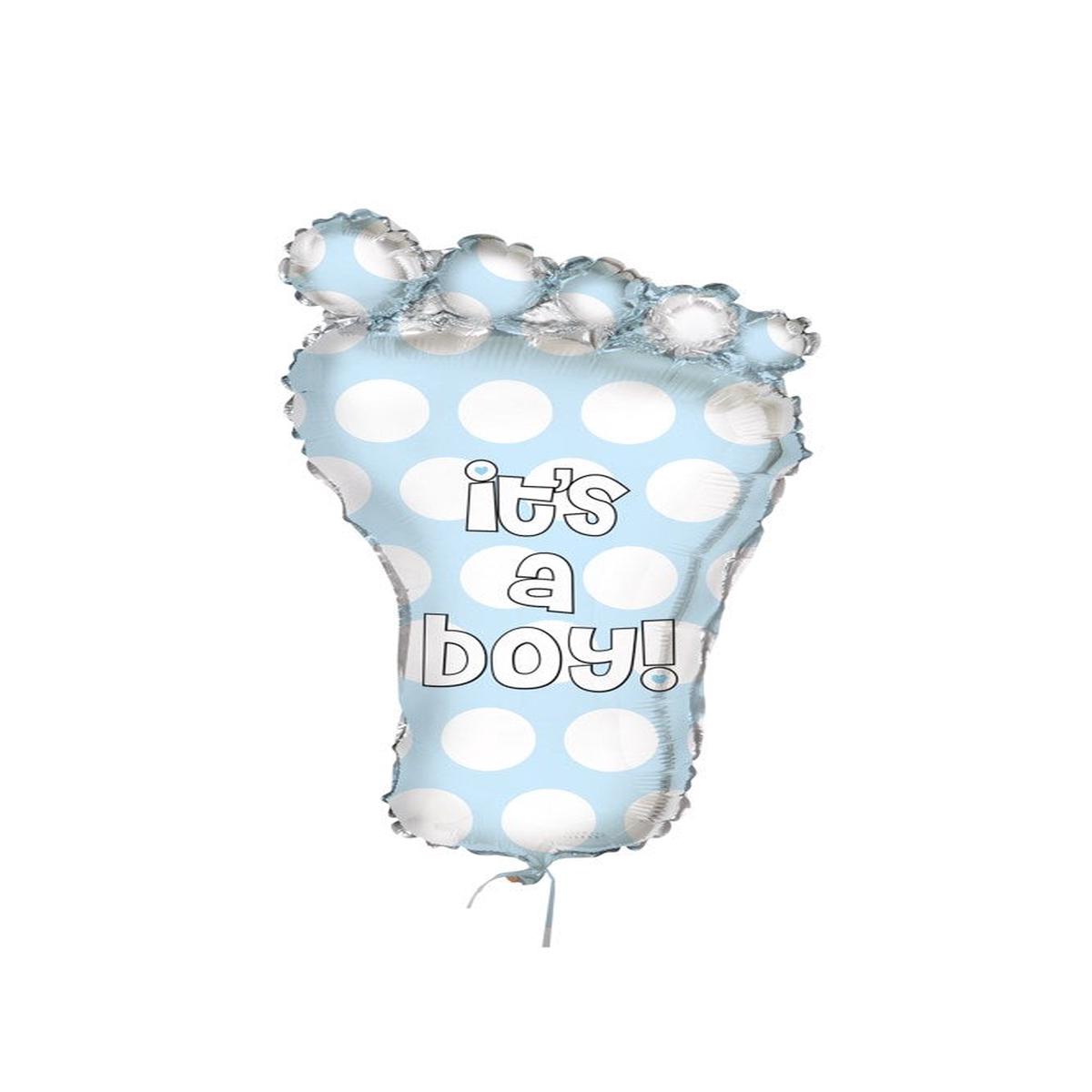 By Foot Boy Giant Foil Balloon 31in