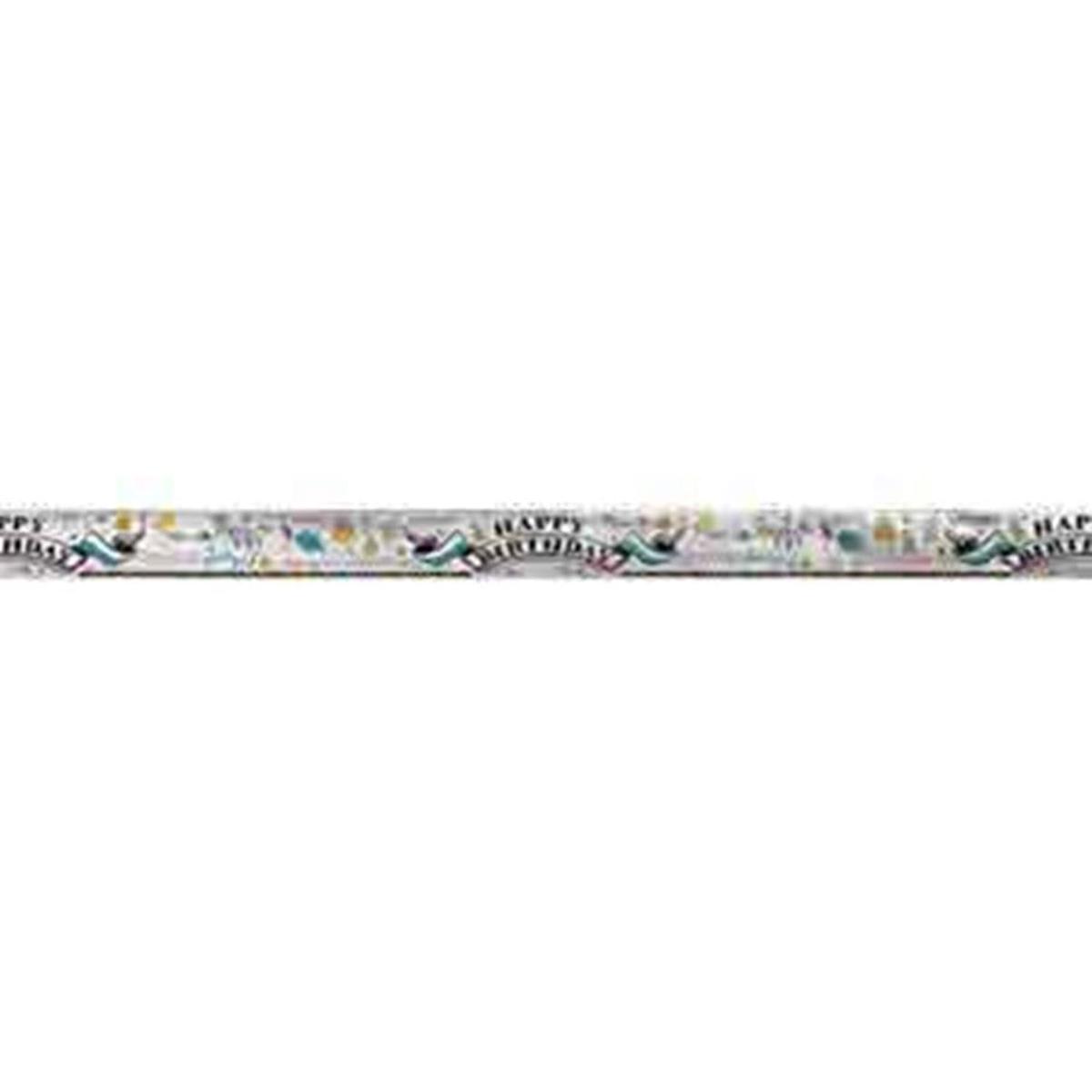 Doodle Birthday Foil Banner 12ft
