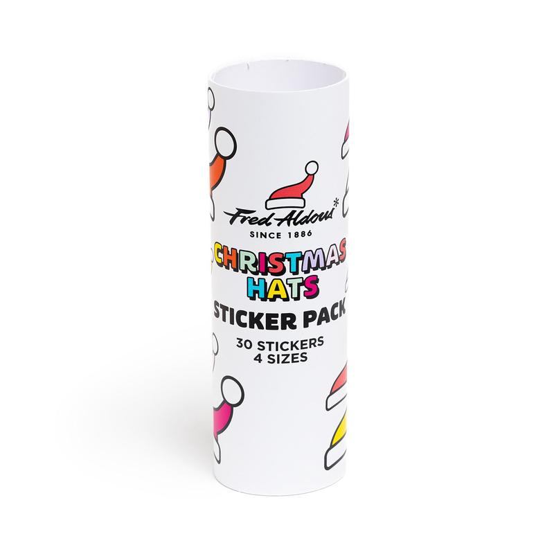 Fred Aldous Christmas Hats Sticker Pack Large
