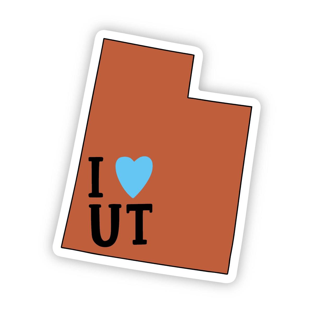 "I Love Utah" Sticker