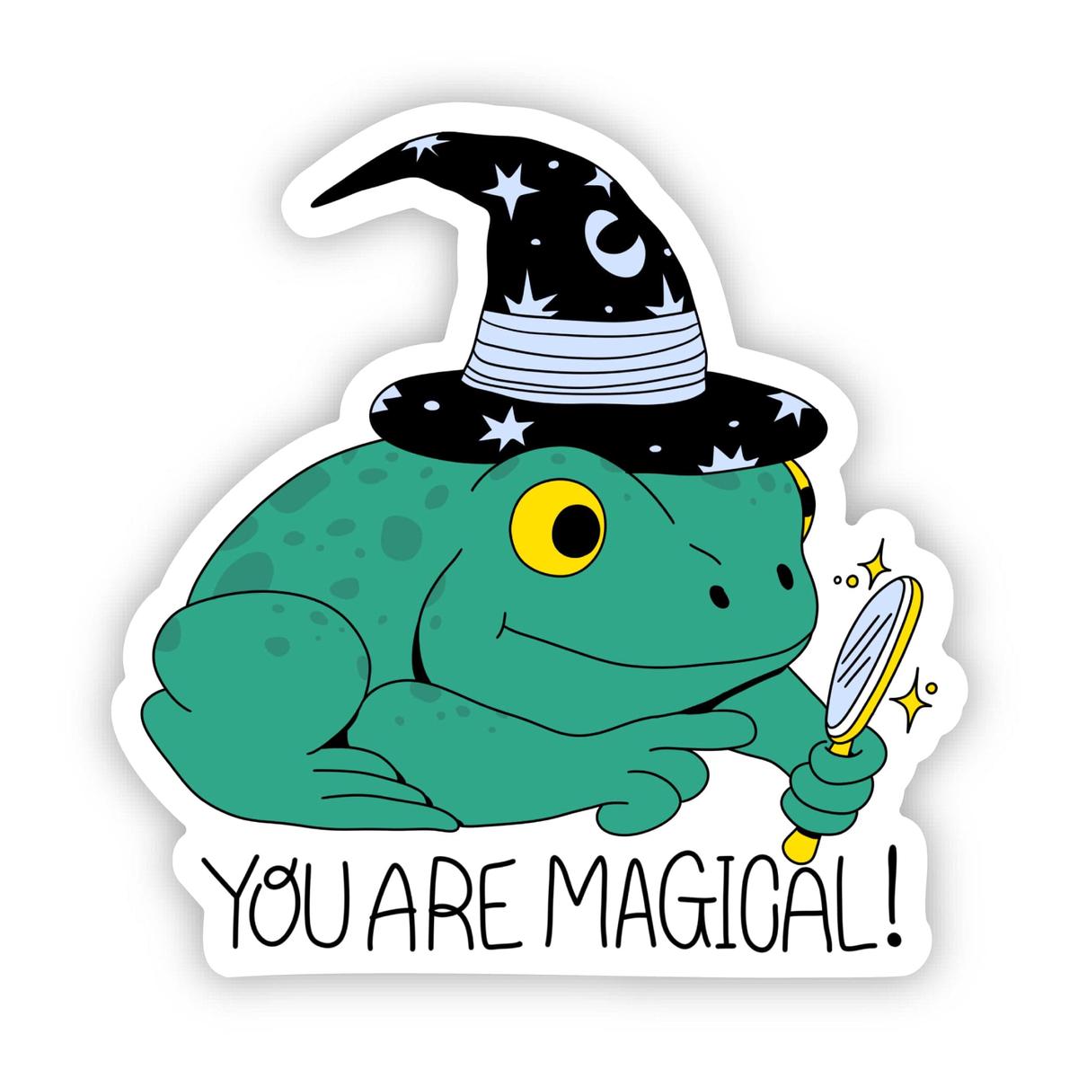 You Are Magical Witch Frog Sticker