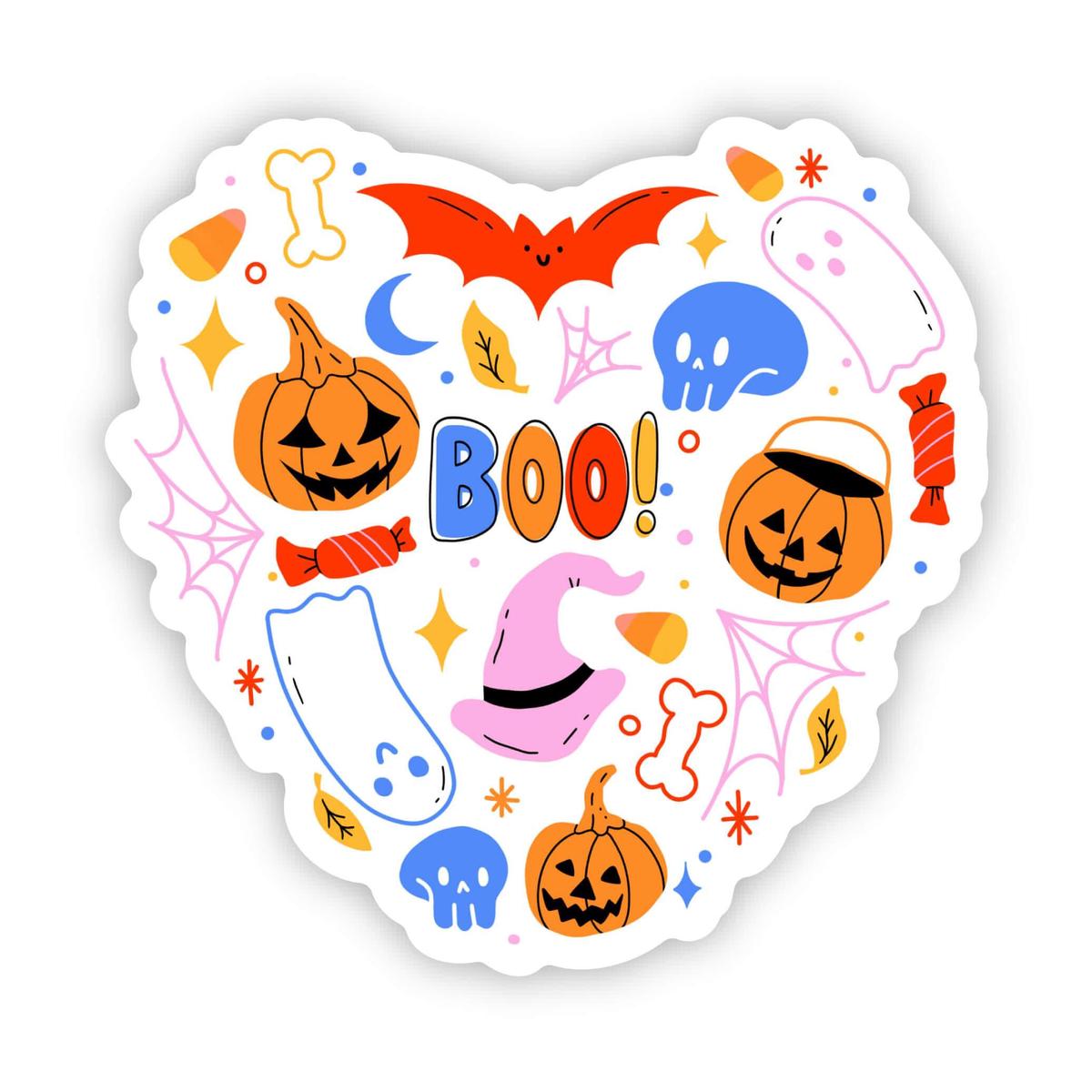 "Boo" Halloween Sticker