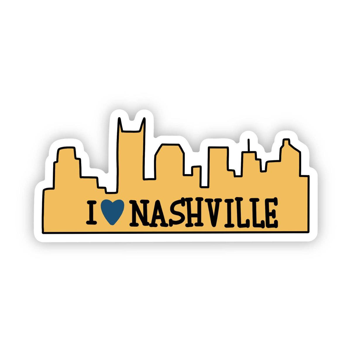 "I Love Nashville, Tennessee" Sticker