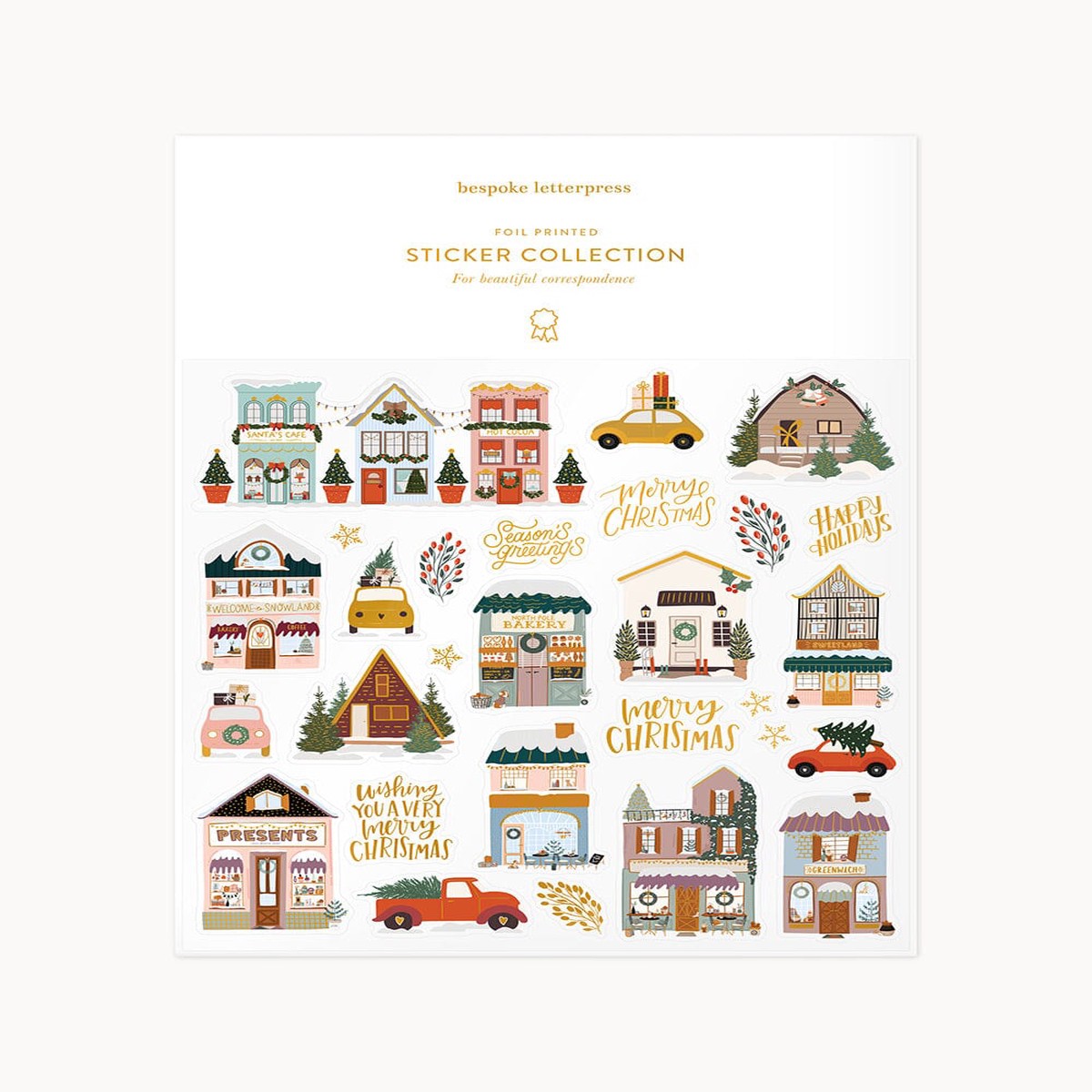 "Christmas Houses" Sticker Collections