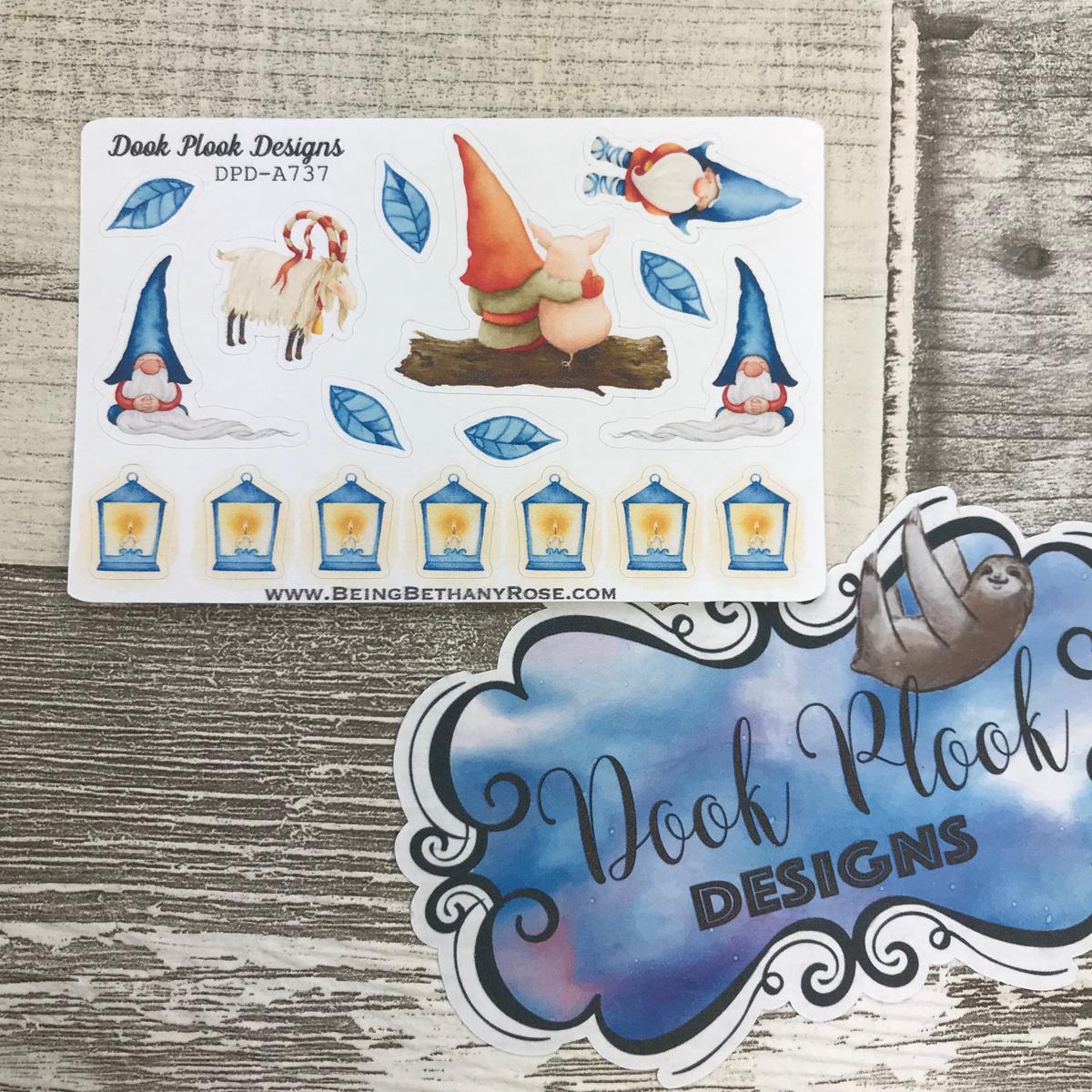 Yuletide stickers (Small Sampler Size) A737