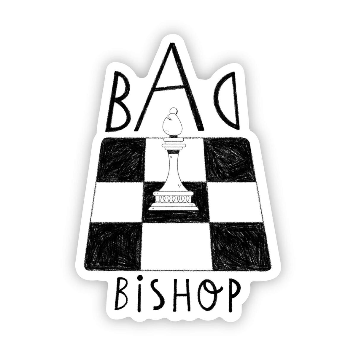 "Bad bishop" chess sticker