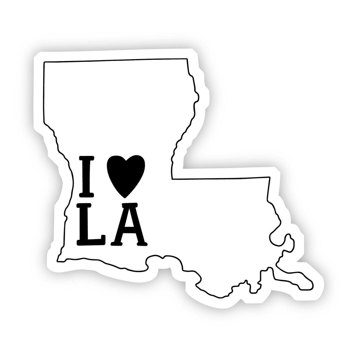 I Love Louisiana Sticker