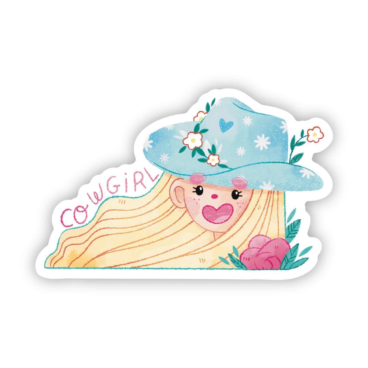 "Cowgirl" Doll Sticker